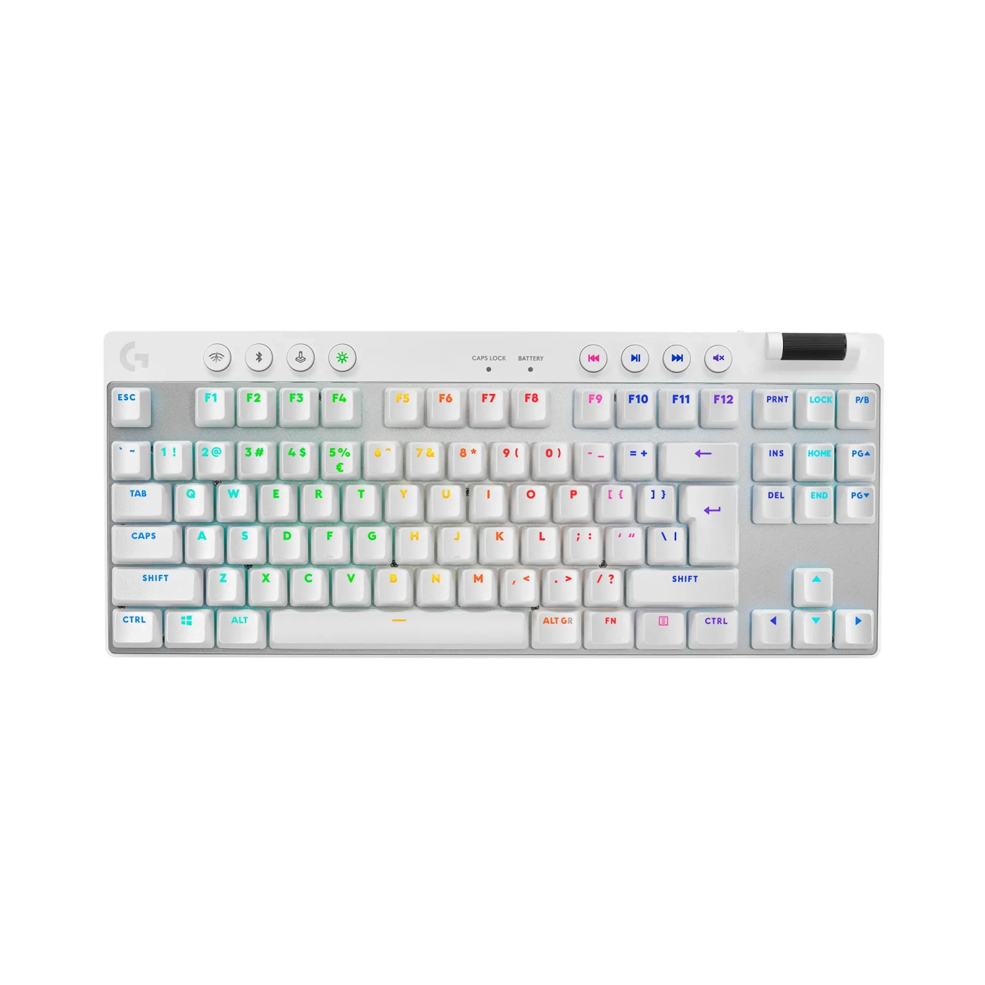 Купити Клавіатура Logitech G PRO X TKL Lightspeed Gaming Keyboard White 2.4GHZ/BT Tactile (920-012148) - фото 1