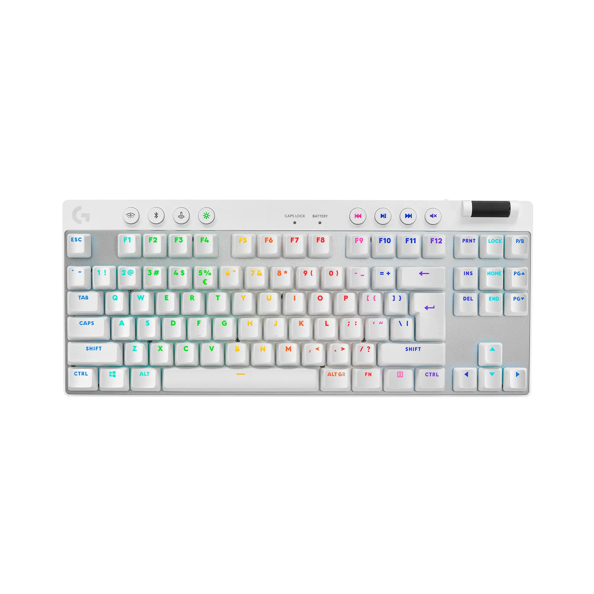 Купити Клавіатура Logitech G PRO X TKL Lightspeed Gaming Keyboard White 2.4GHZ/BT Tactile (920-012148) - фото 1