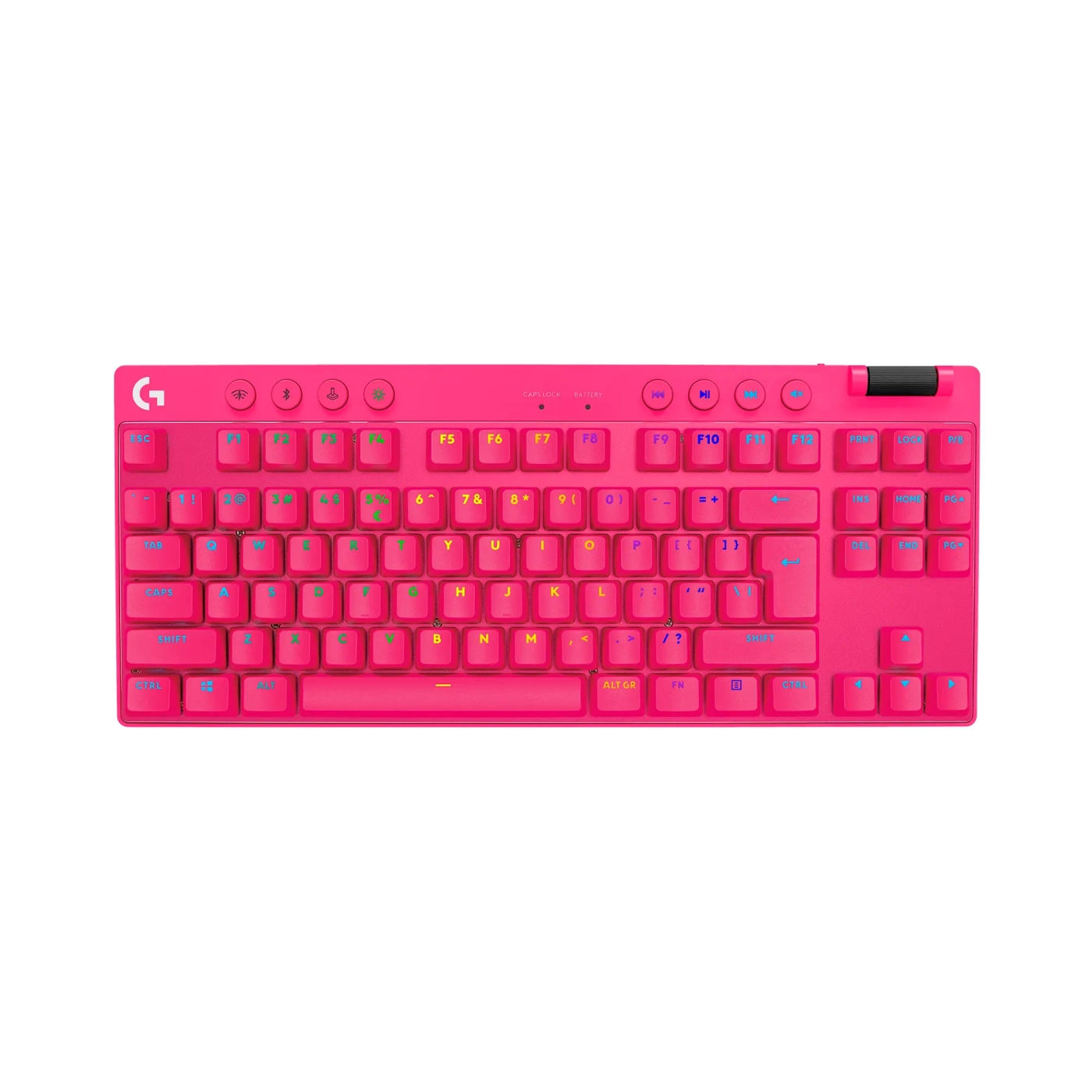 Купить Клавиатура Logitech G PRO X TKL Lightspeed Gaming Keyboard Magenta 2.4GHZ/BT Tactile (920-012159) - фото 1