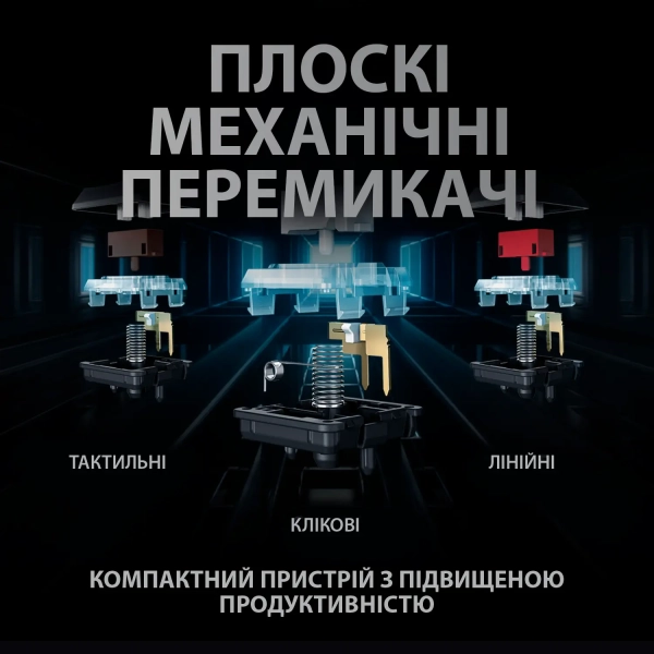 Купить Клавиатура Logitech G915 TKL Tenkeyless Lightspeed Wireless RGB Mechanical Gaming Keyboard GL Tactile Carbon 2.4GHZ/BT (920-009503) - фото 8