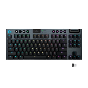 Купить Клавиатура Logitech G915 TKL Tenkeyless Lightspeed Wireless RGB Mechanical Gaming Keyboard GL Clicky Carbon 2.4GHZ/BT (920-009537) - фото 1