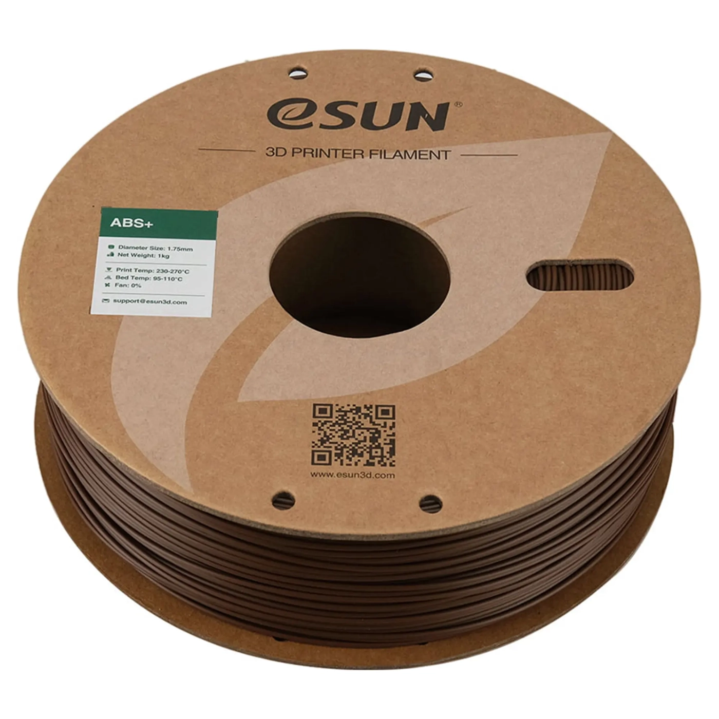 Купити ABS Plus Filament (пластик) для 3D принтера eSUN 1кг, 1.75мм, коричневий (ABS+175C1) - фото 2