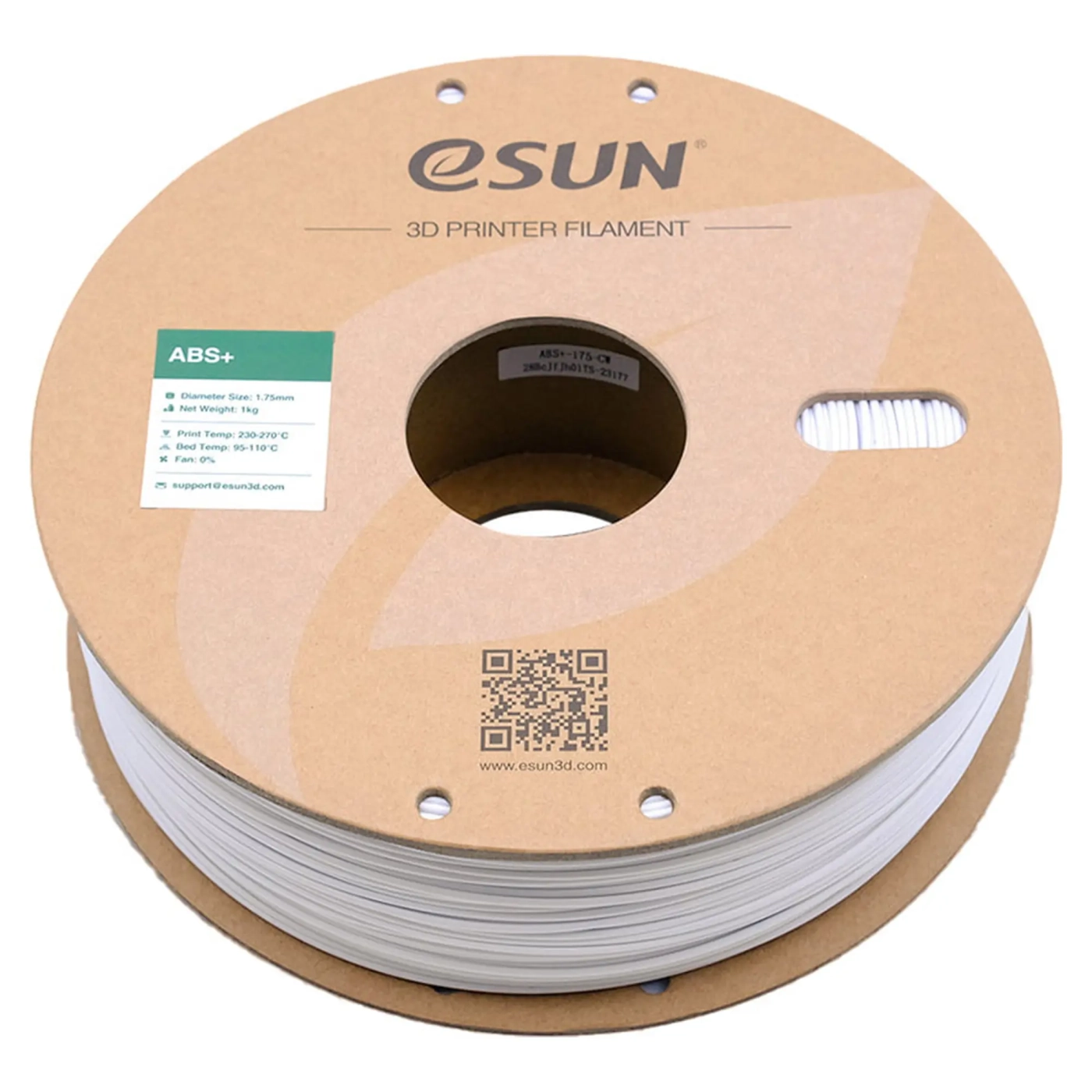 Купити ABS Plus Filament (пластик) для 3D принтера eSUN 1кг, 1.75мм, холодний білий (ABS+175CW1) - фото 2