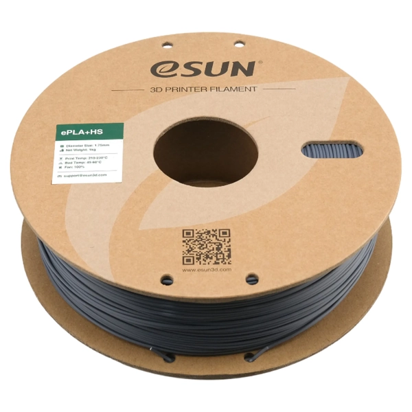 Купить ePLA-HS Filament (пластик) для 3D принтера eSUN 1кг, 1.75мм, серый (EPLA-HS-P175H1) - фото 2