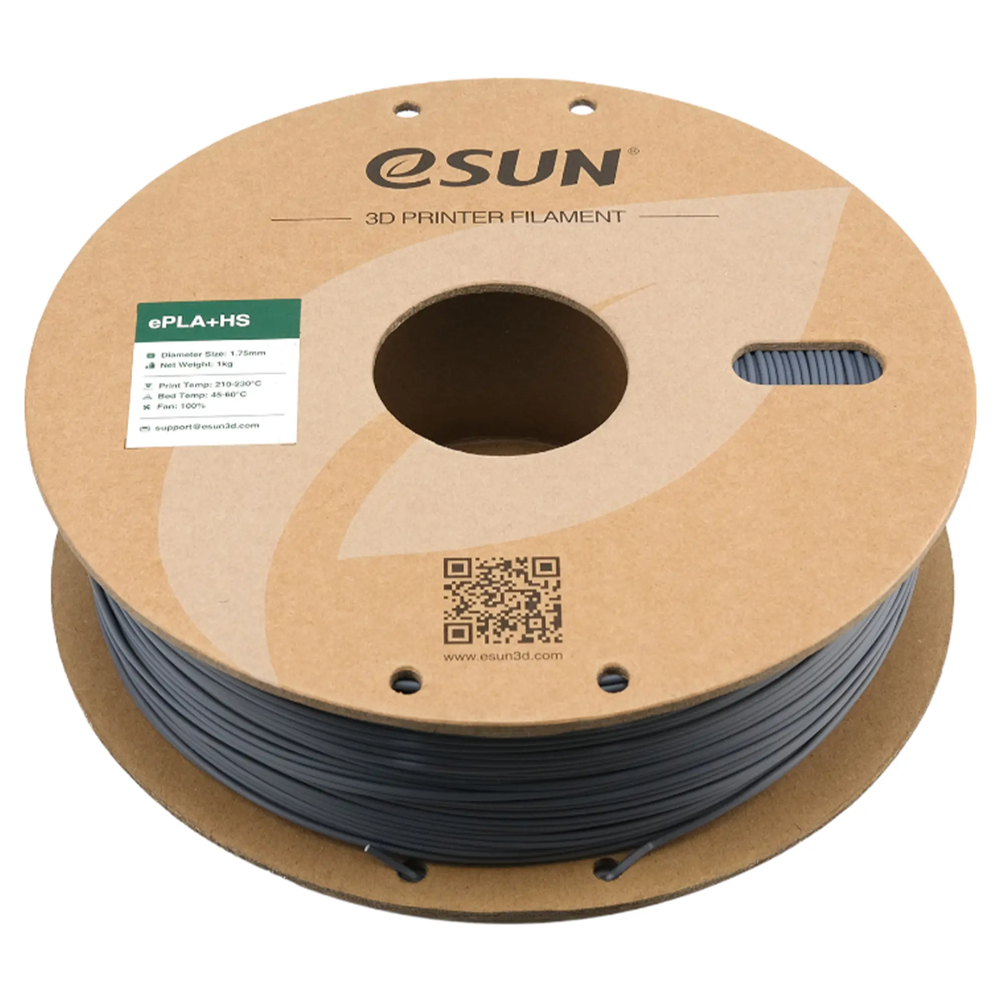 Купить ePLA-HS Filament (пластик) для 3D принтера eSUN 1кг, 1.75мм, серый (EPLA-HS-P175H1) - фото 2