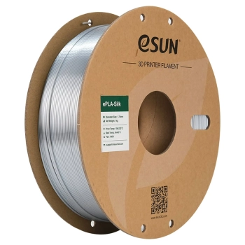 Купити eSilk-PLA Filament (пластик) для 3D принтера eSUN 1кг, 1.75мм, сірий (ESILK-PLA175S1) - фото 1