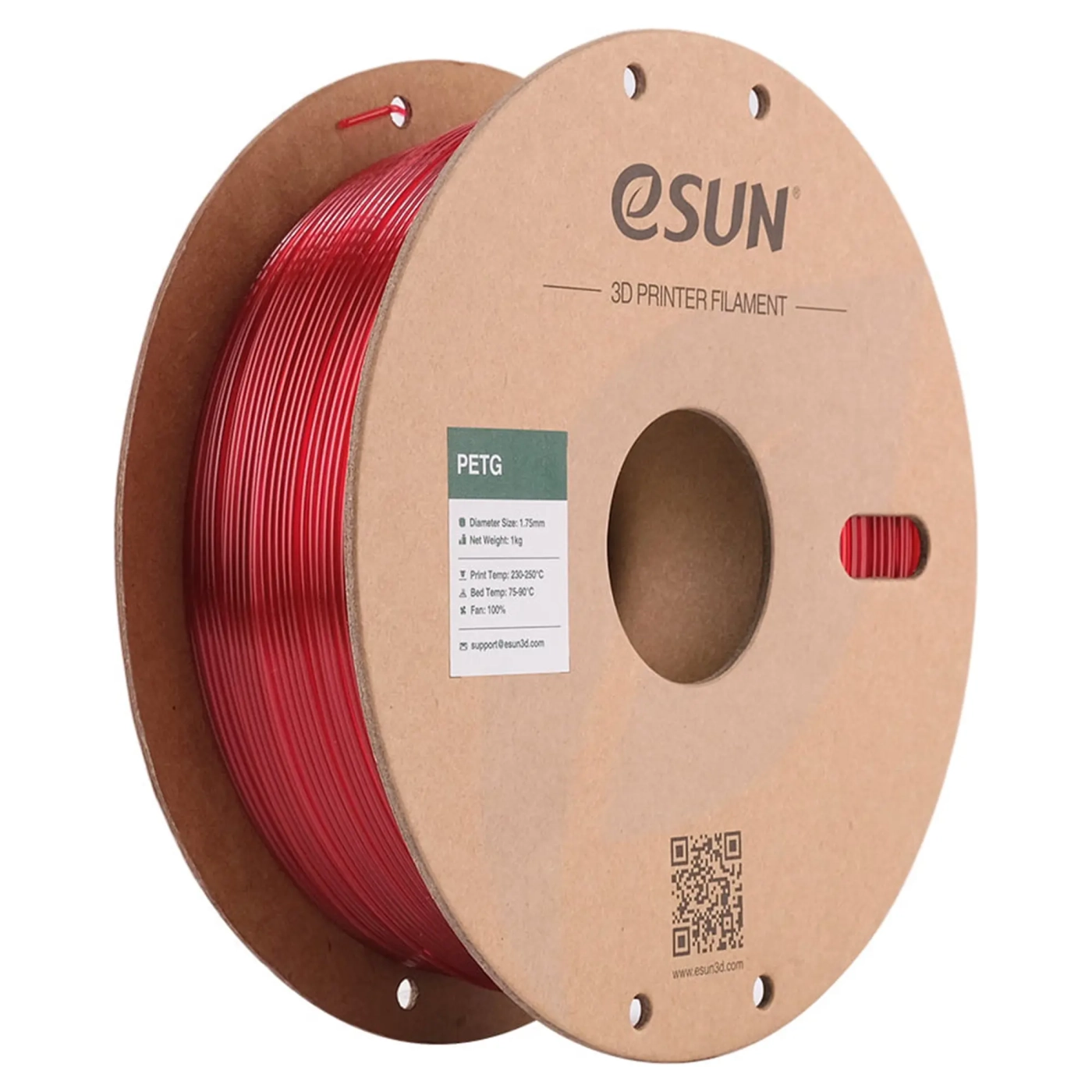 Купити PETG Filament (пластик) для 3D принтера eSUN 1кг, 1.75мм, пурпурний (PETG175PP1) - фото 1