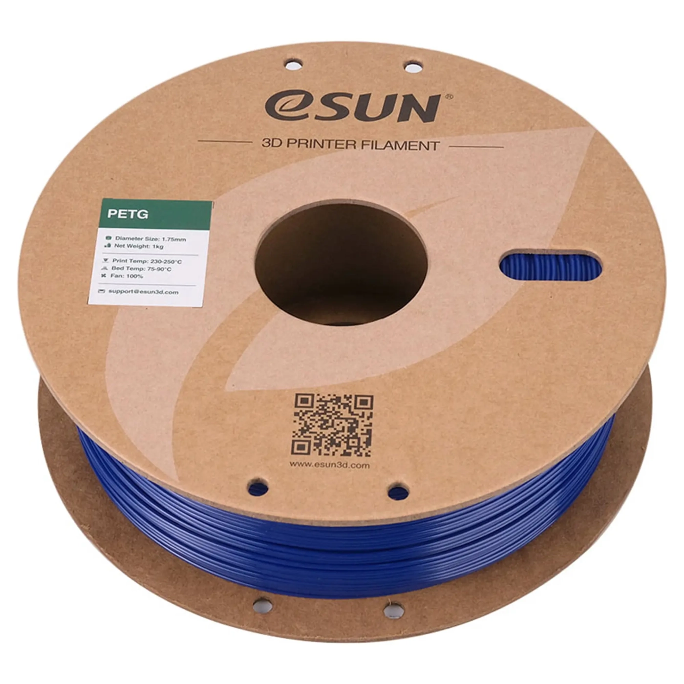 Купити PETG Filament (пластик) для 3D принтера eSUN 1кг, 1.75мм, насичений синій (PETG175SU1) - фото 2