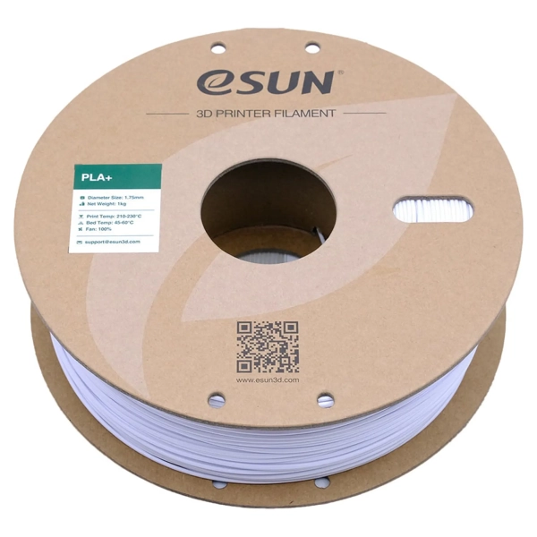 Купити PLA Plus Filament (пластик) для 3D принтера eSUN 1кг, 1.75мм, холодний білий (PLA+175CW1) - фото 2