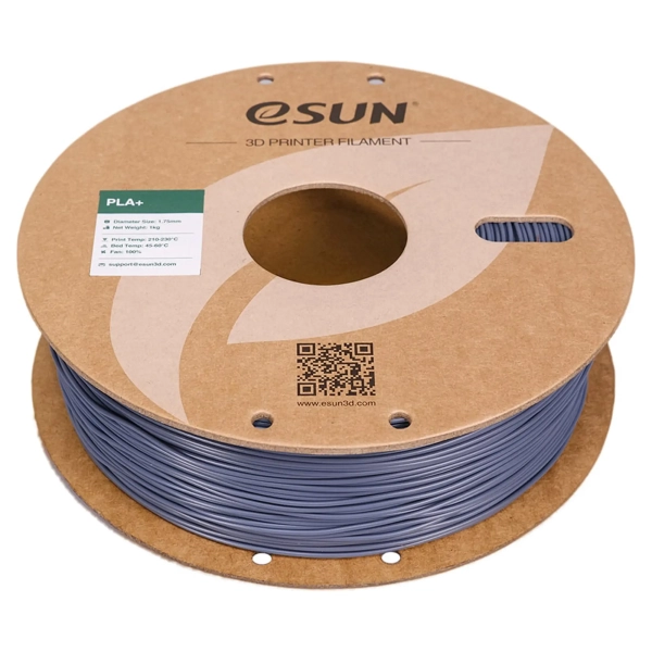 Купити PLA Plus Filament (пластик) для 3D принтера eSUN 1кг, 1.75мм, сірий (PLA+175H1) - фото 2