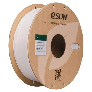Купити PLA Plus Filament (пластик) для 3D принтера eSUN 1кг, 1.75мм, білий (PLA+175W1) - фото 1