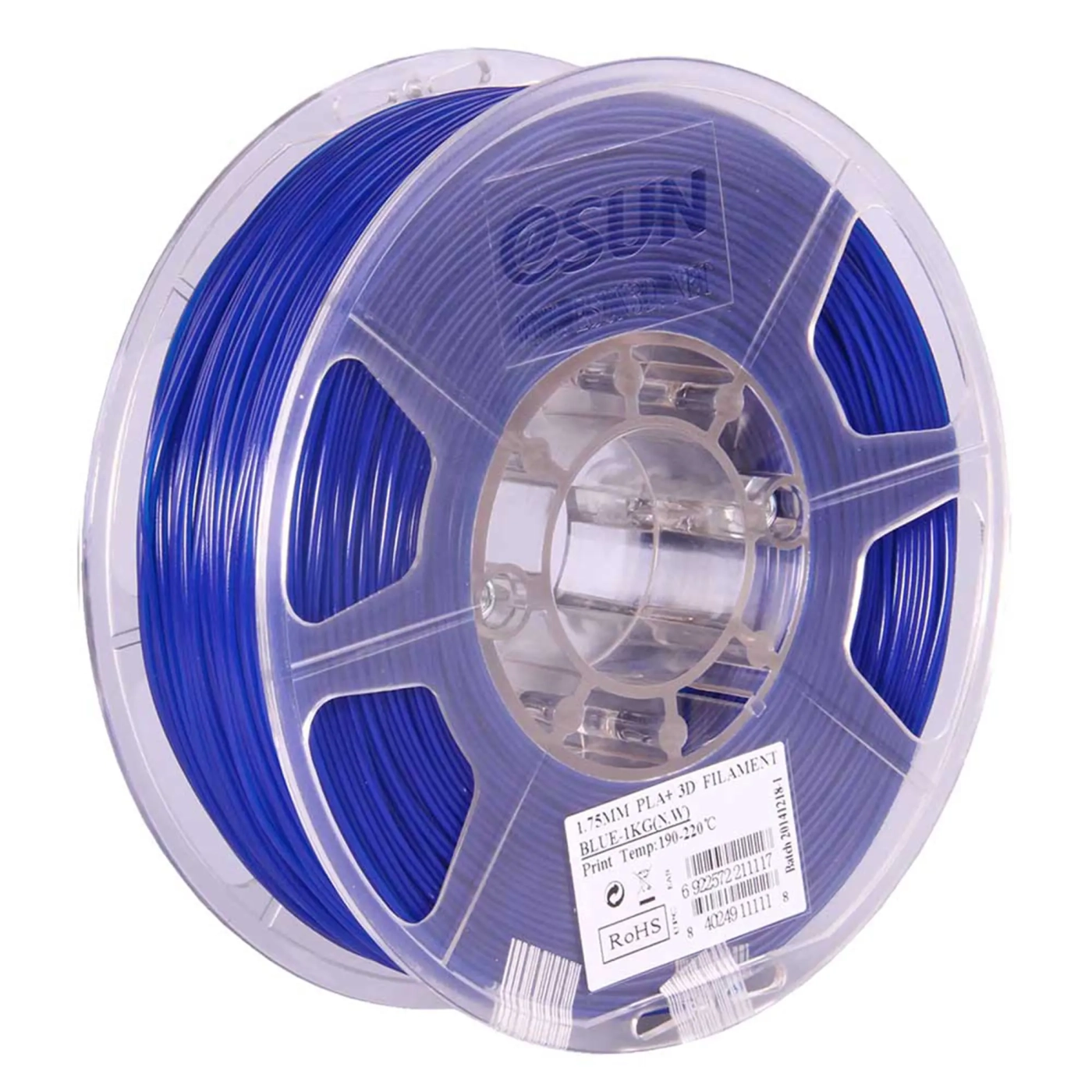 Купити ABS Plus Filament (пластик) для 3D принтера eSUN 1кг, 2.85мм, синій (ABS+285U1) - фото 1