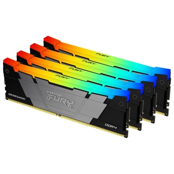 Купить Модуль памяти Kingston FURY Renegade RGB Black DDR4-3600 128GB (4x32GB) CL18-22-22 1.35V XMP - фото 1