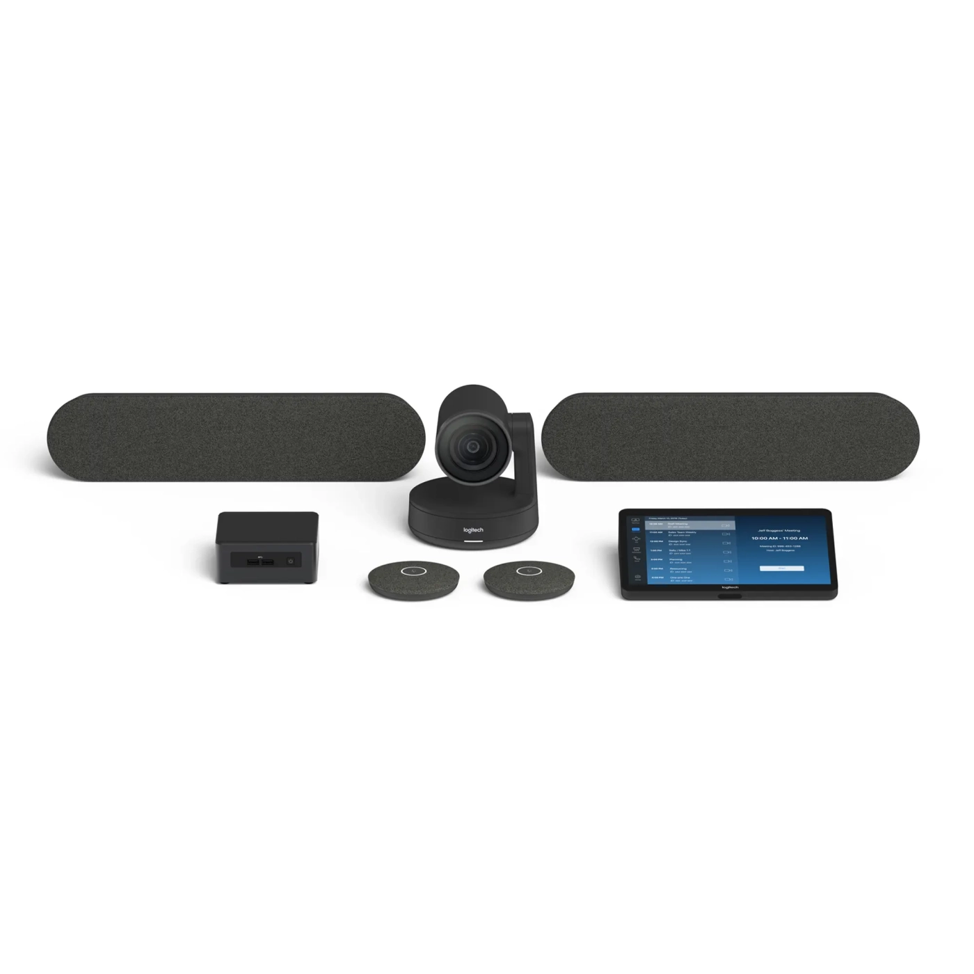 Купить Комплект для видеоконференций Logitech TAPZOOMLARGE/1 TAP NUC8I7BEH ZOOM RALLY PLUS EU Plug - фото 1