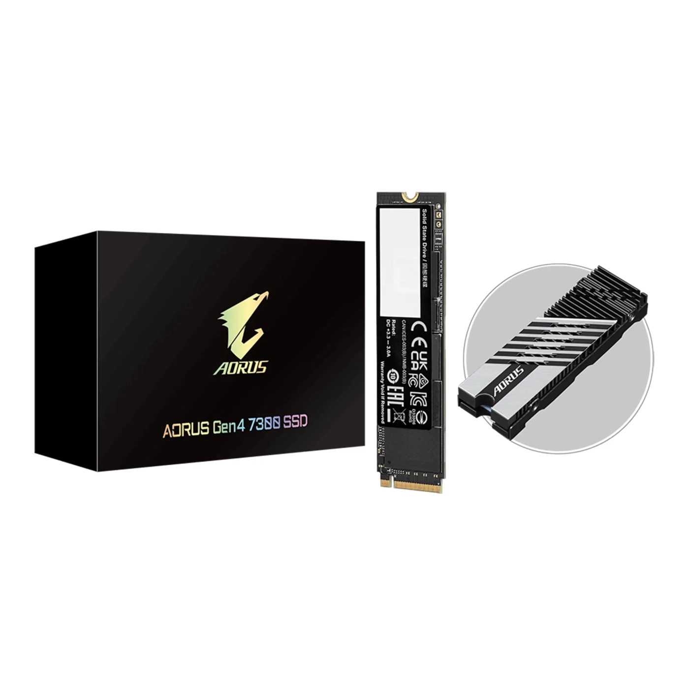 Купить SSD диск GIGABYTE AORUS Gen4 7300 2TB M.2 2280 PCIe 4.0x4 - фото 4