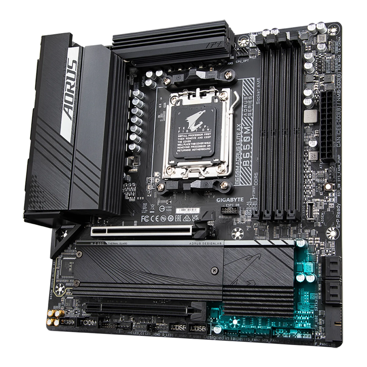 Купити Материнська плата GIGABYTE B650M AORUS ELITE AX - фото 1