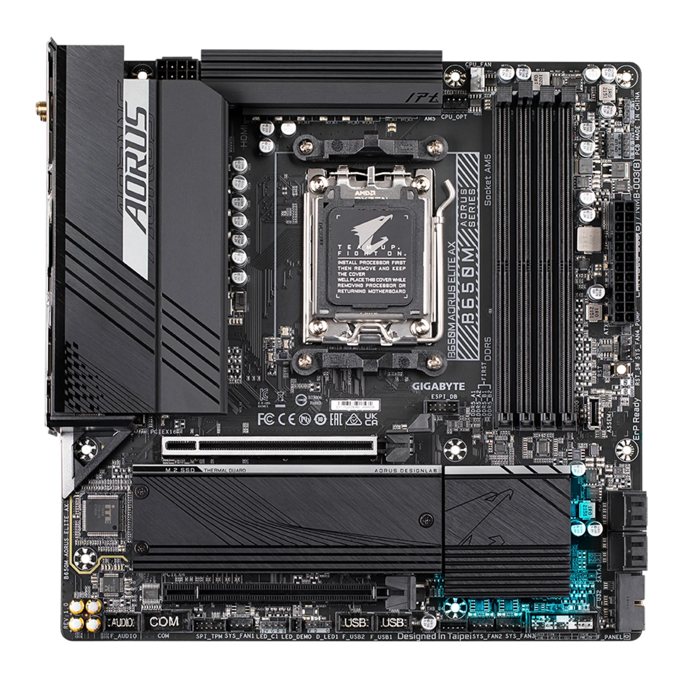 Купити Материнська плата GIGABYTE B650M AORUS ELITE AX - фото 2