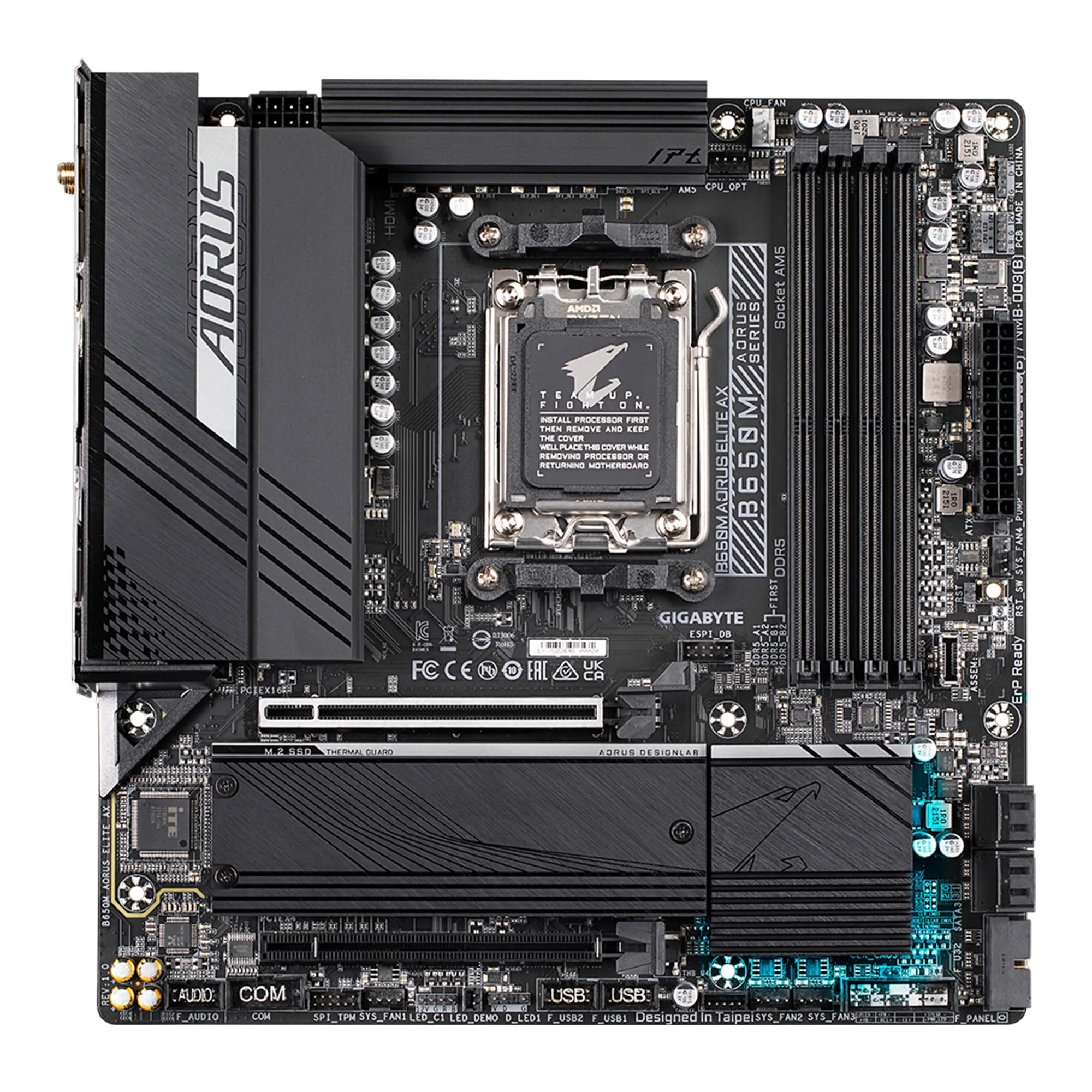 Купити Материнська плата GIGABYTE B650M AORUS ELITE AX - фото 2