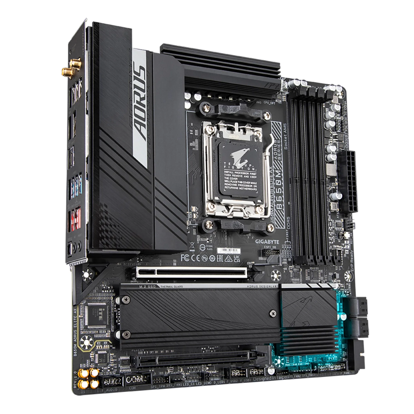Купити Материнська плата GIGABYTE B650M AORUS ELITE AX - фото 3