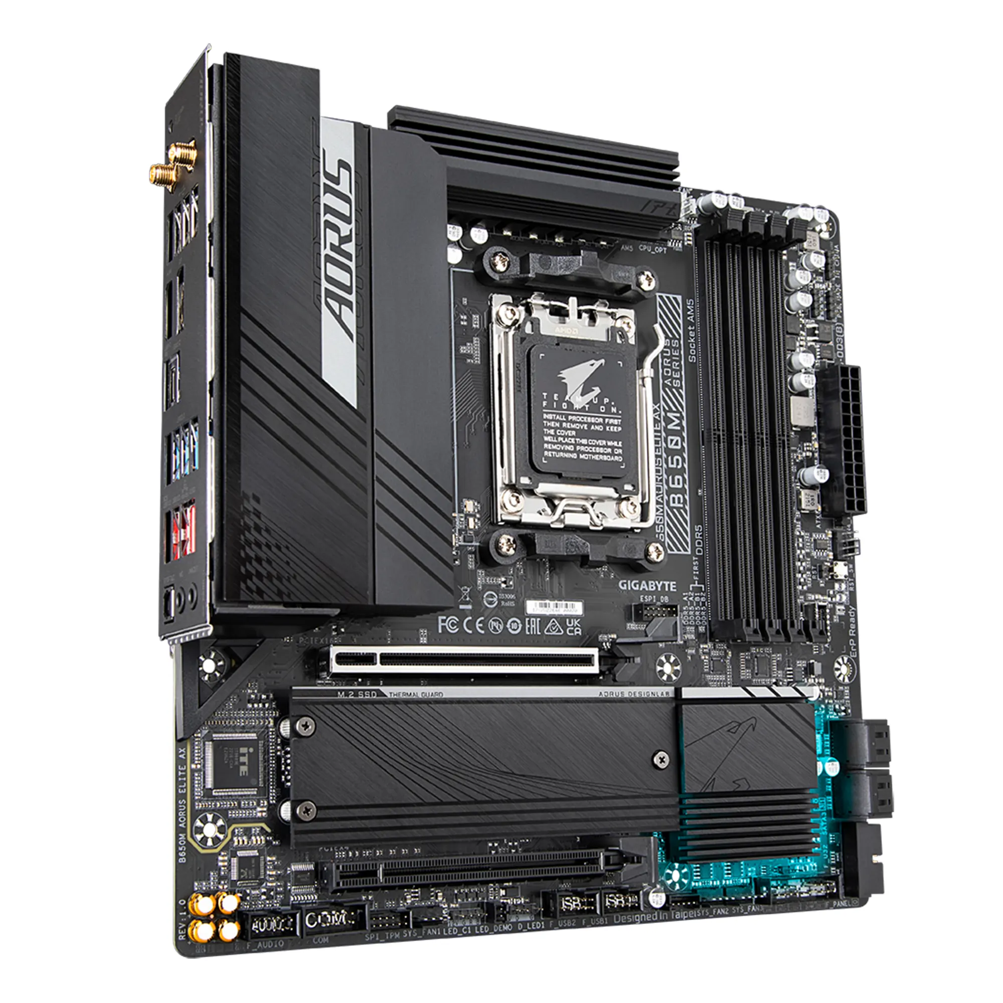 Купити Материнська плата GIGABYTE B650M AORUS ELITE AX - фото 3