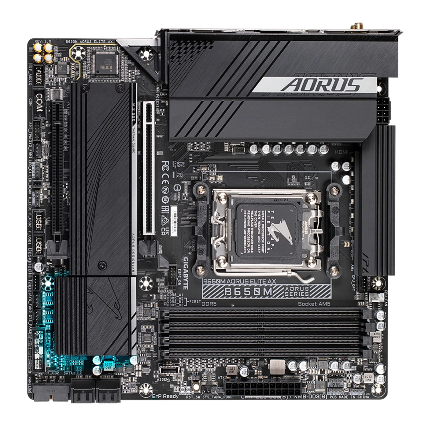 Купити Материнська плата GIGABYTE B650M AORUS ELITE AX - фото 4