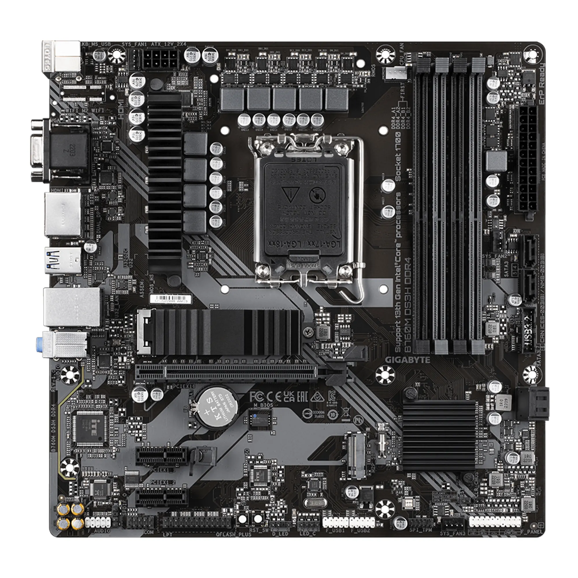 Купить Материнская плата GIGABYTE B760M DS3H DDR4 - фото 2