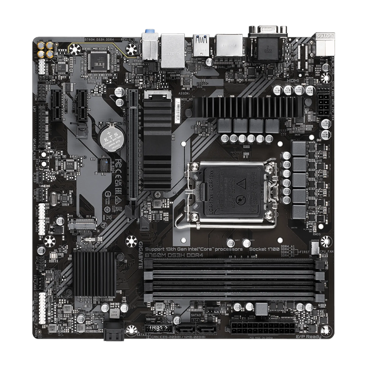 Купить Материнская плата GIGABYTE B760M DS3H DDR4 - фото 4