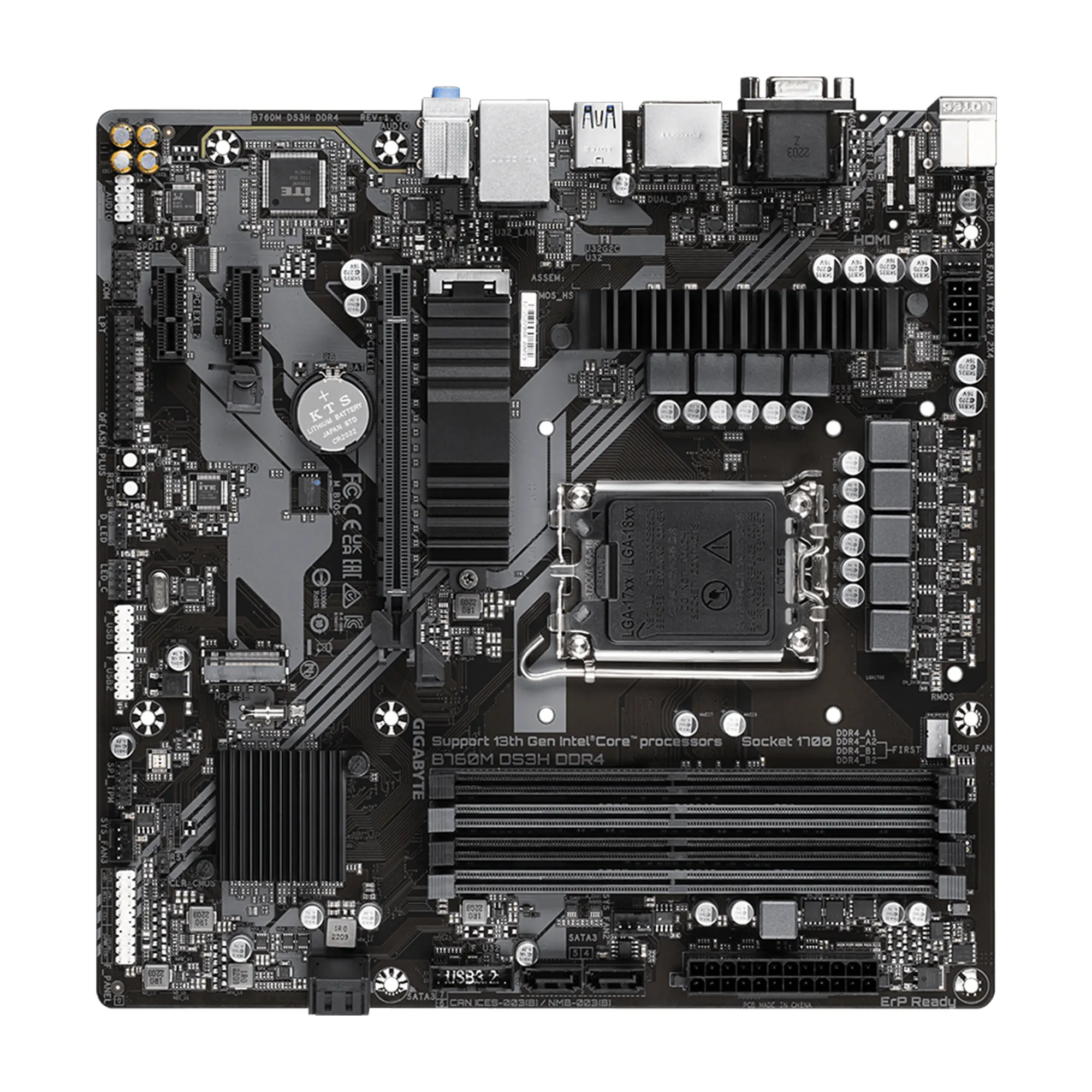 Купить Материнская плата GIGABYTE B760M DS3H DDR4 - фото 4