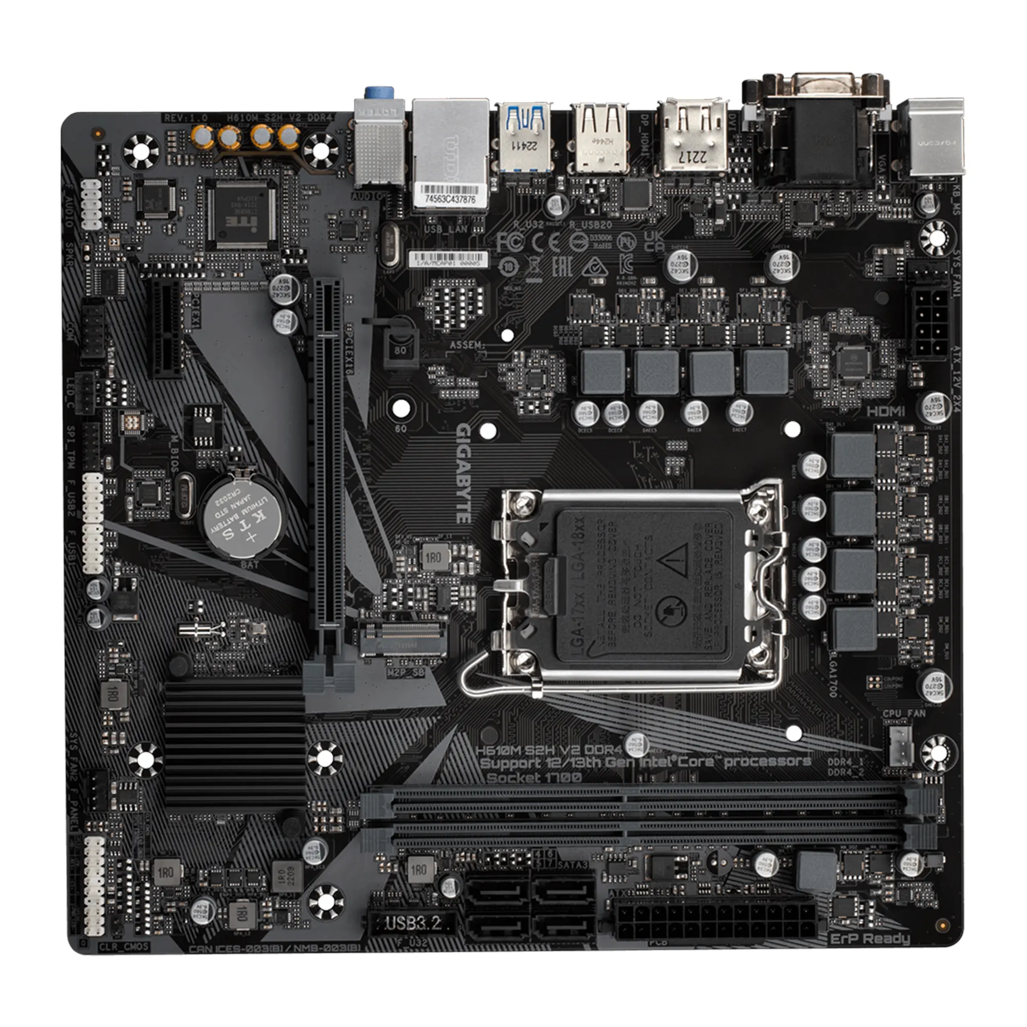 Купити Материнська плата GIGABYTE H610M S2H V2 DDR4 - фото 4