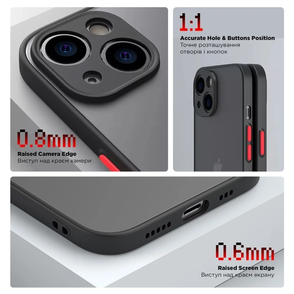 Купить Панель ArmorStandart Frosted Matte для Samsung A24 4G (A245) Black (ARM68562) - фото 3
