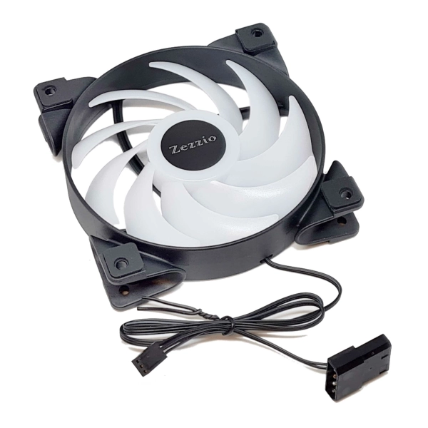 Купити Набір вентиляторів Zezzio ZC-120 SRGB 3 in 1 Kit - фото 2