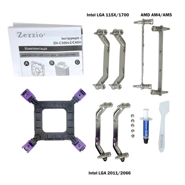 Купить Кулер Zezzio ZH-C400 V2 - фото 6