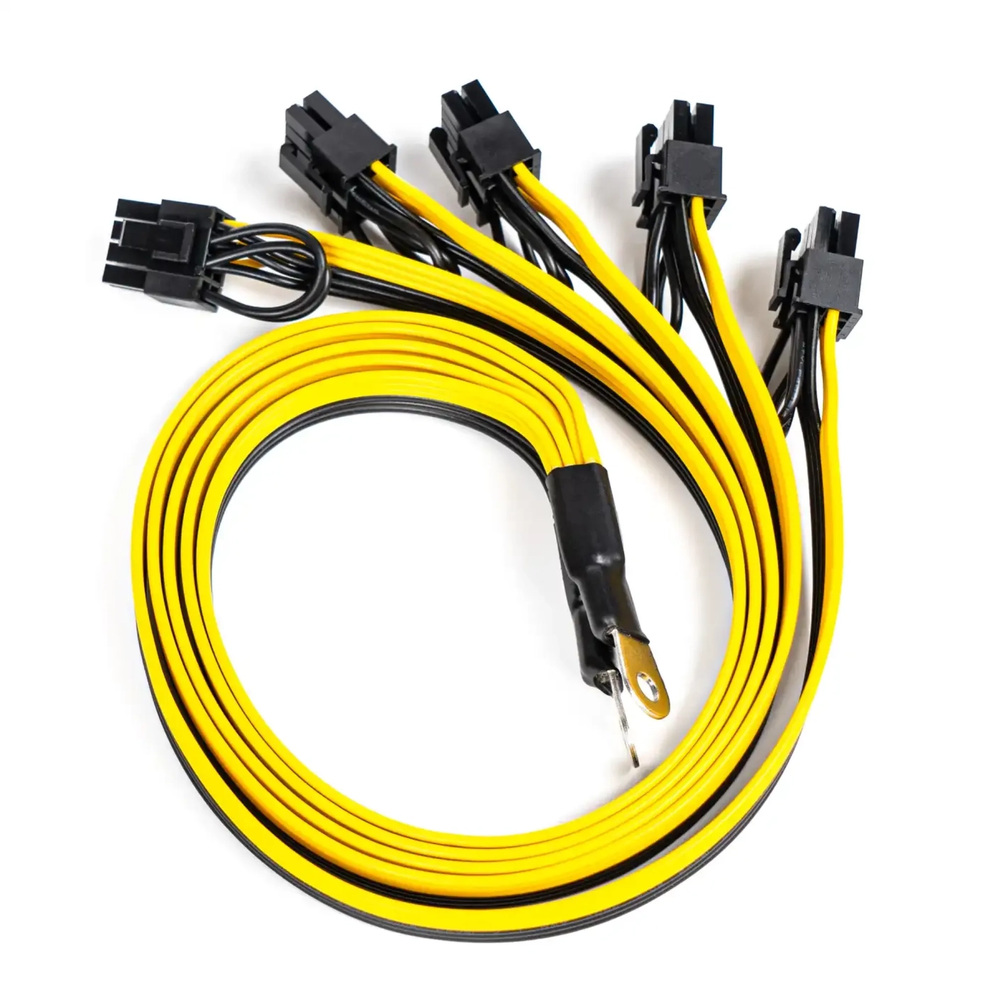 Купити Кабель для блоку живлення QUBE 5x6+2P 40cm VGA Black - фото 1