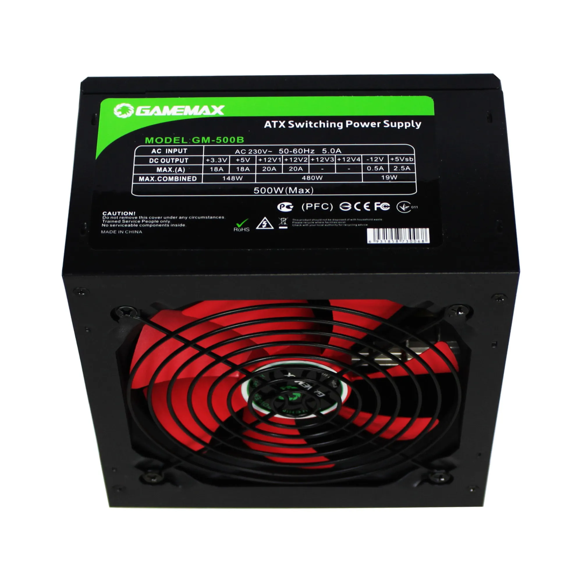 Купити Блок живлення GAMEMAX GM-500B 500W - фото 3