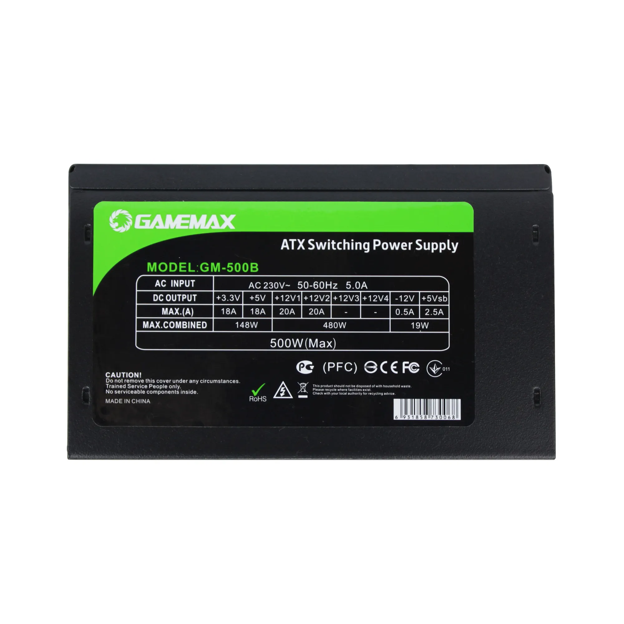 Купити Блок живлення GAMEMAX GM-500B 500W - фото 4