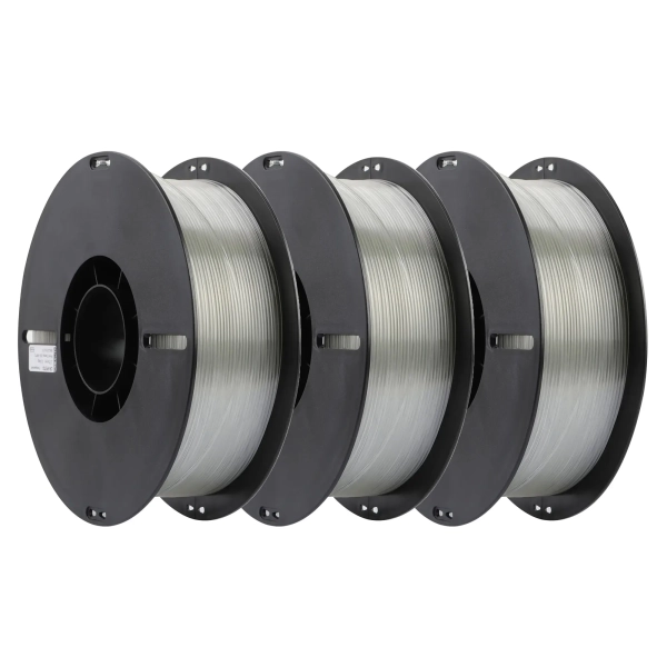 Купити PETG Filament (пластик) для 3D принтера CREALITY 1кг, 1.75мм, прозорий (3301030037x3) - фото 2