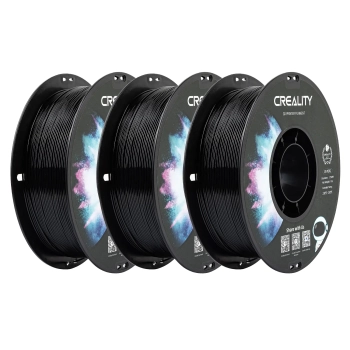 Купити PETG Filament (пластик) для 3D принтера CREALITY 3кг, 1.75мм, чорний (3301030035x3) - фото 1