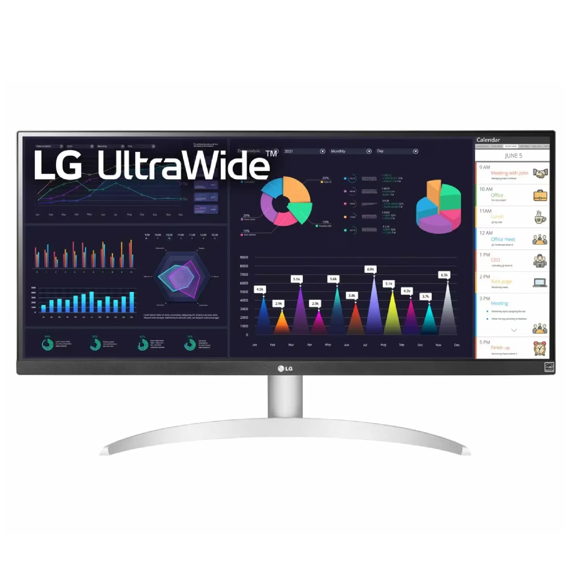 Купить Монитор 29" LG UltraWide 29WQ600-W - фото 1