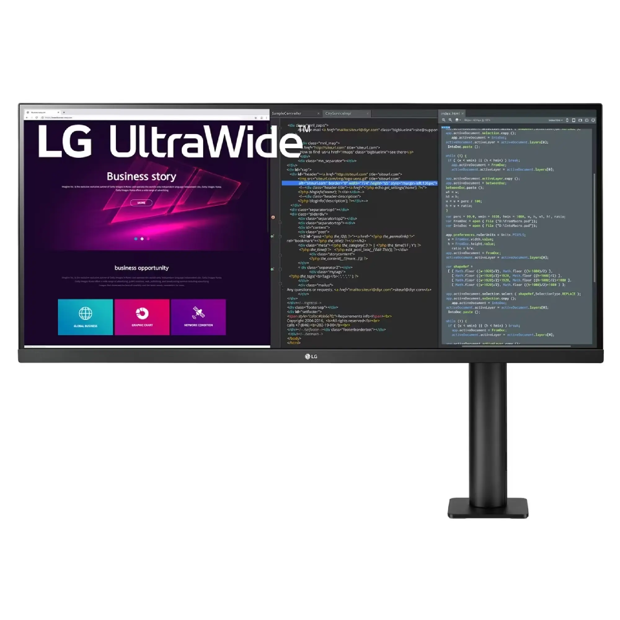 Купити Монітор 34" LG UltraWide 34WN780-B - фото 1