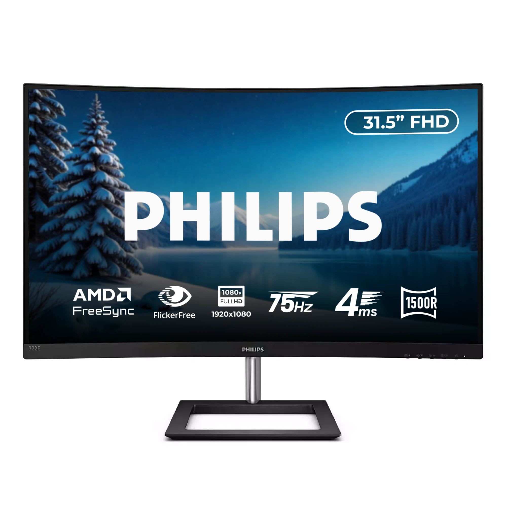 Купити Монітор 31.5" Philips E Line 322E1C (322E1C/00) - фото 1