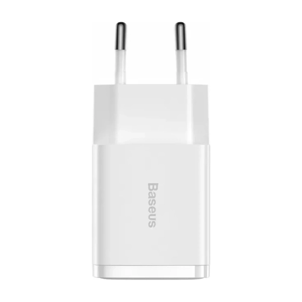 Купити Мережевий зарядний пристрій Baseus Compact Charger 2U 10.5W EU White - фото 2