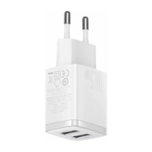 Купити Мережевий зарядний пристрій Baseus Compact Charger 2U 10.5W EU White - фото 3