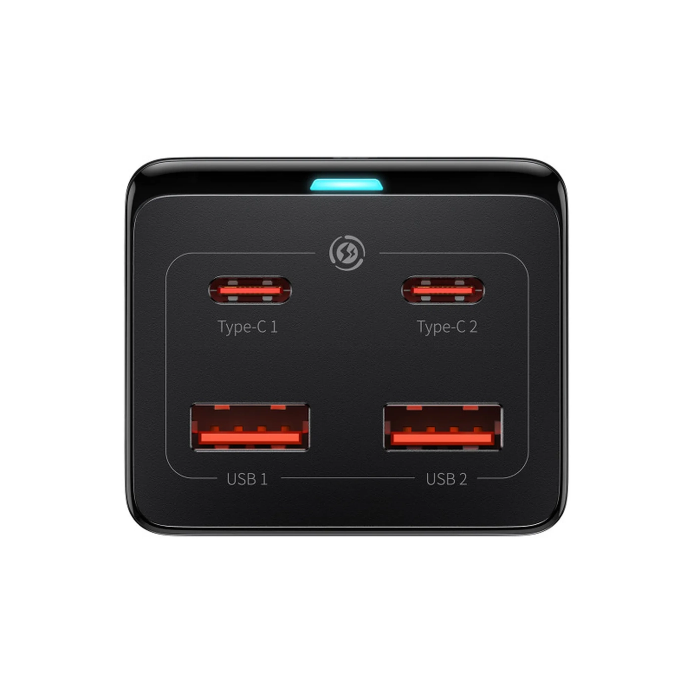 Купити Мережевий зарядний пристрій Baseus GaN3 Pro Desktop Powerstrip AC+2U+2C 100W EU Black - фото 2