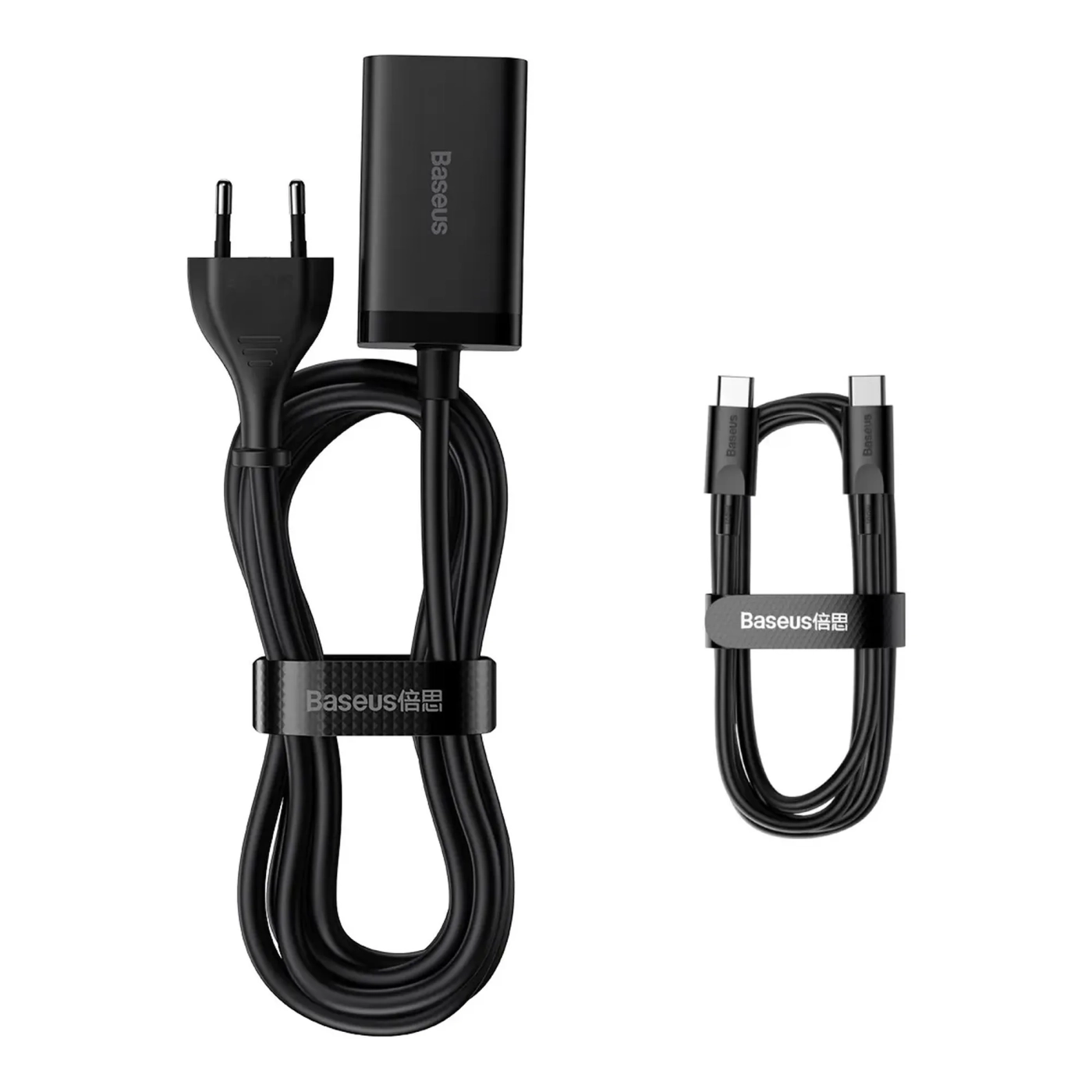 Купить СЗУ Baseus GaN3 Pro Desktop Fast Charger 2C+2U 65W (Cable Type-C to Type-C 100W(20V/5A) 1m) Black - фото 6