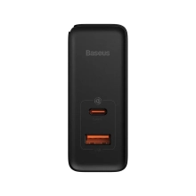 Купить СЗУ Baseus GaN5 Pro Fast Charger C+U 100W (Cable Type-C to Type-C 100W(20V/5A) 1m) Black - фото 2