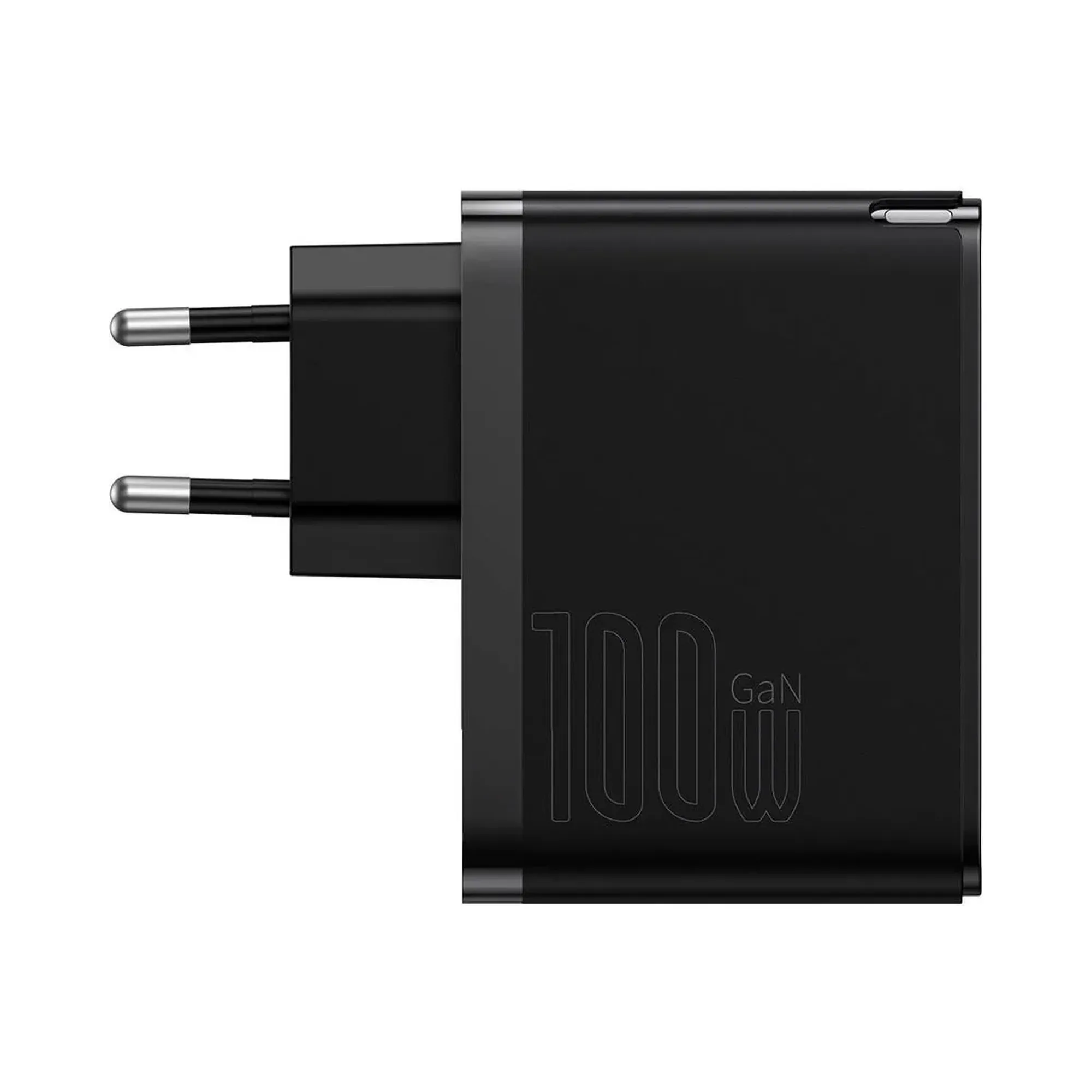 Купить СЗУ Baseus GaN5 Pro Fast Charger C+U 100W (Cable Type-C to Type-C 100W(20V/5A) 1m) Black - фото 4