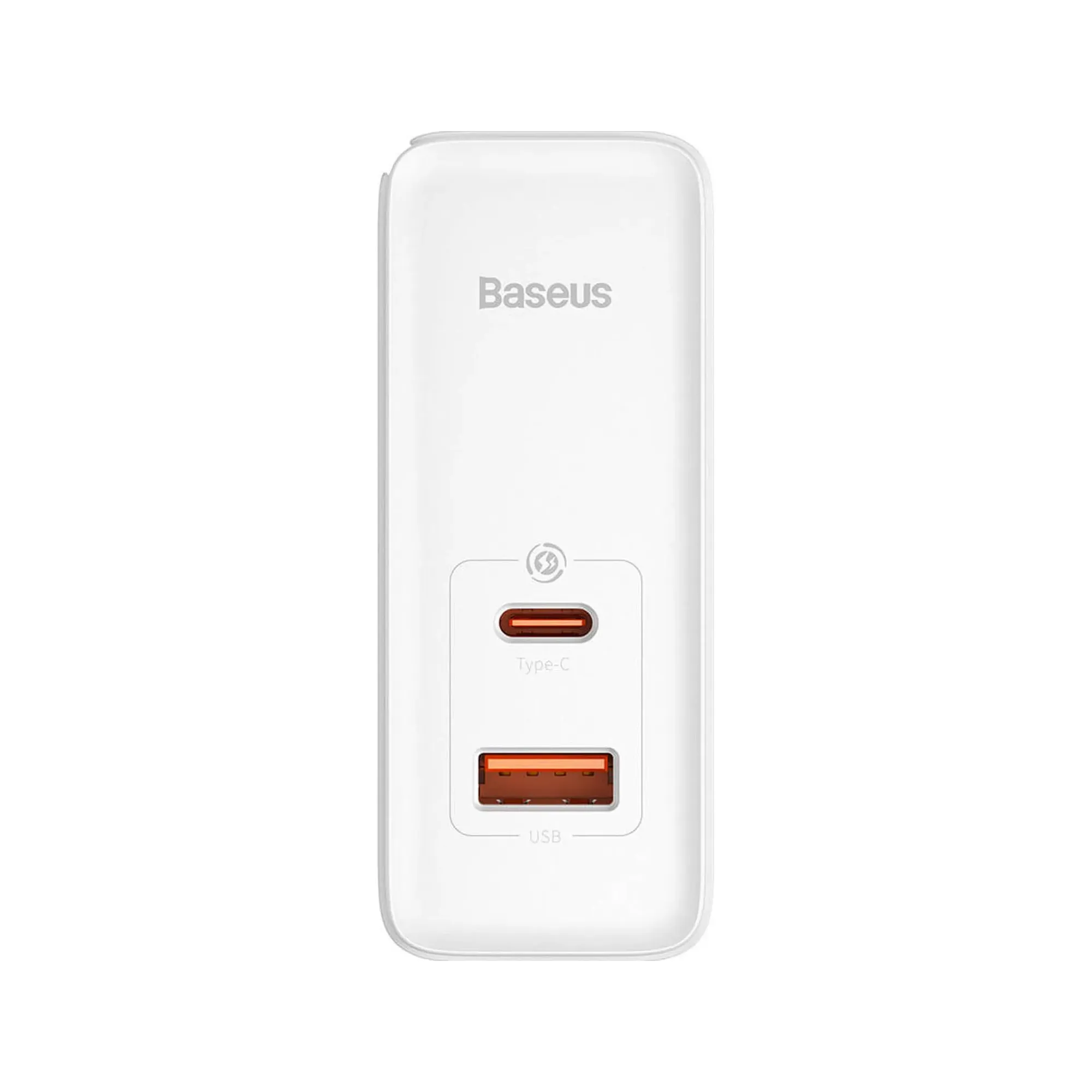 Купити МЗП Baseus GaN5 Pro Fast Charger C+U 100W (Cable Type-C to Type-C 100W(20V/5A) 1m) White - фото 2