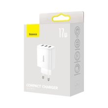 Купить Зарядное устройство 3xUSB 17W (USB-A) Белый Baseus - фото 5
