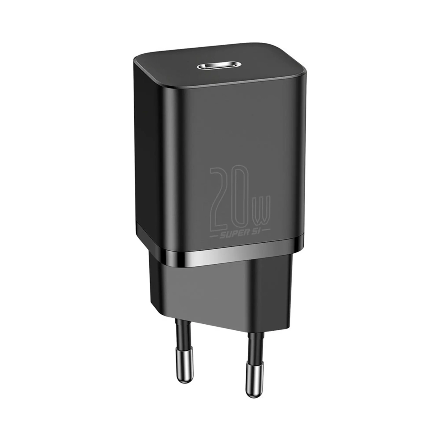 Купити Зарядний пристрій Baseus 1 Type-C 20W Чорний (CCSUP-B01) - фото 1