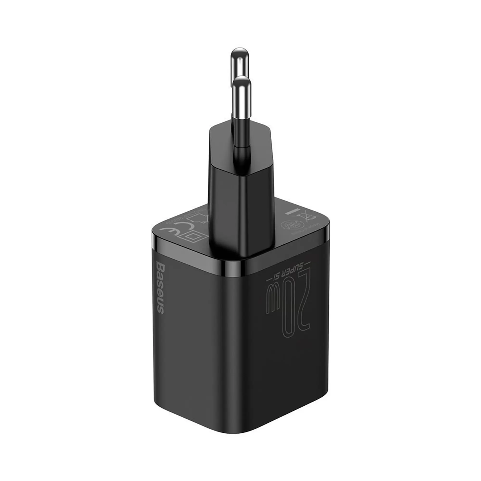 Купити Зарядний пристрій Baseus 1 Type-C 20W Чорний (CCSUP-B01) - фото 3